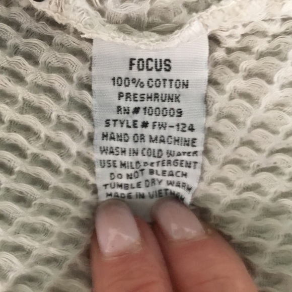 Waffle Cotton Knit Tunic by Focus Casual Life - Picture 4 of 8